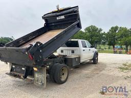 2012 Ram 5500HD 4x4 Crew Cab Dump Truck