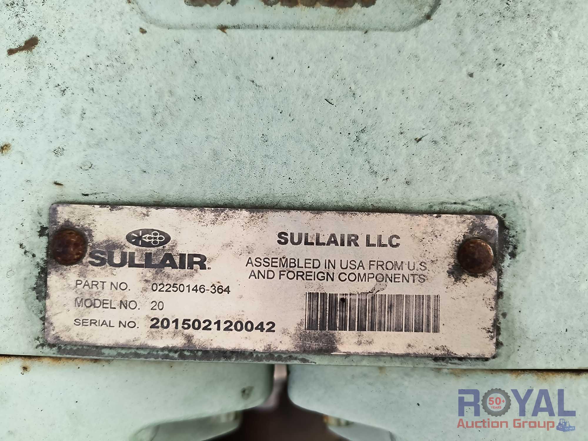 Sullair V-200S Rotary Screw Air Compressor With Dryer