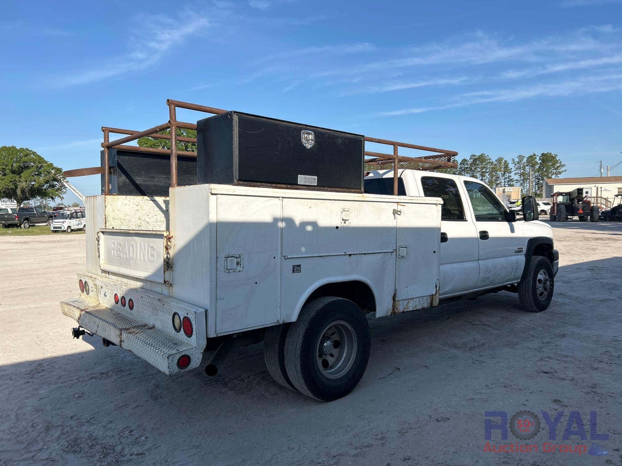 2006 Chevrolet Silverado 4x4 Crew Cab Service Truck