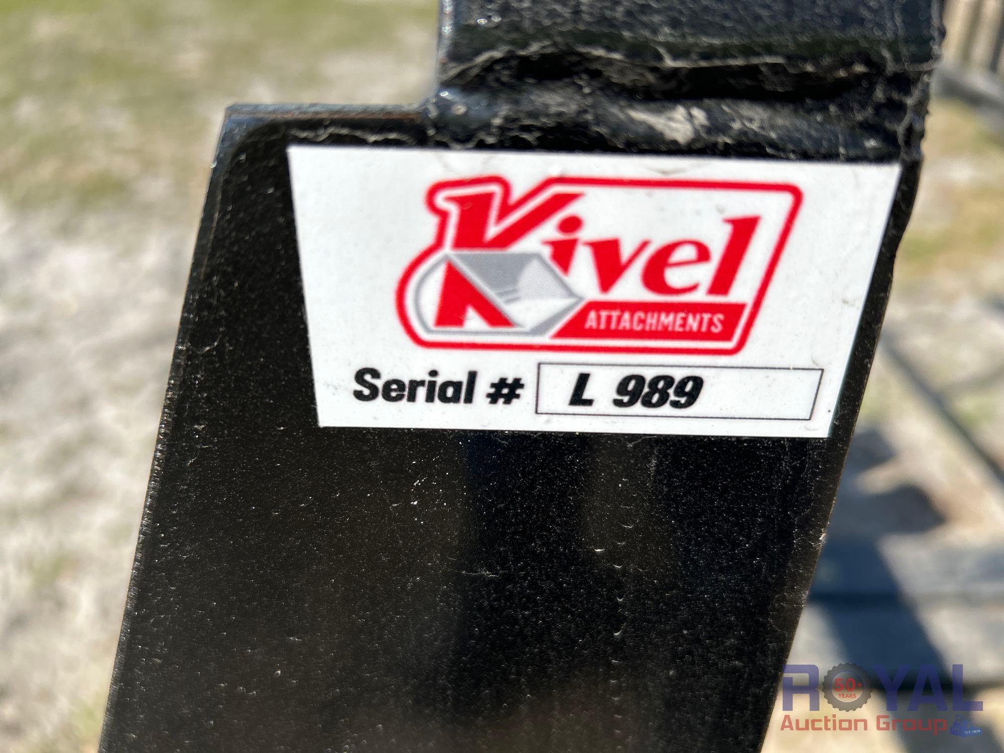 2024 Kivel 48in Fork Skid Steer Attachment