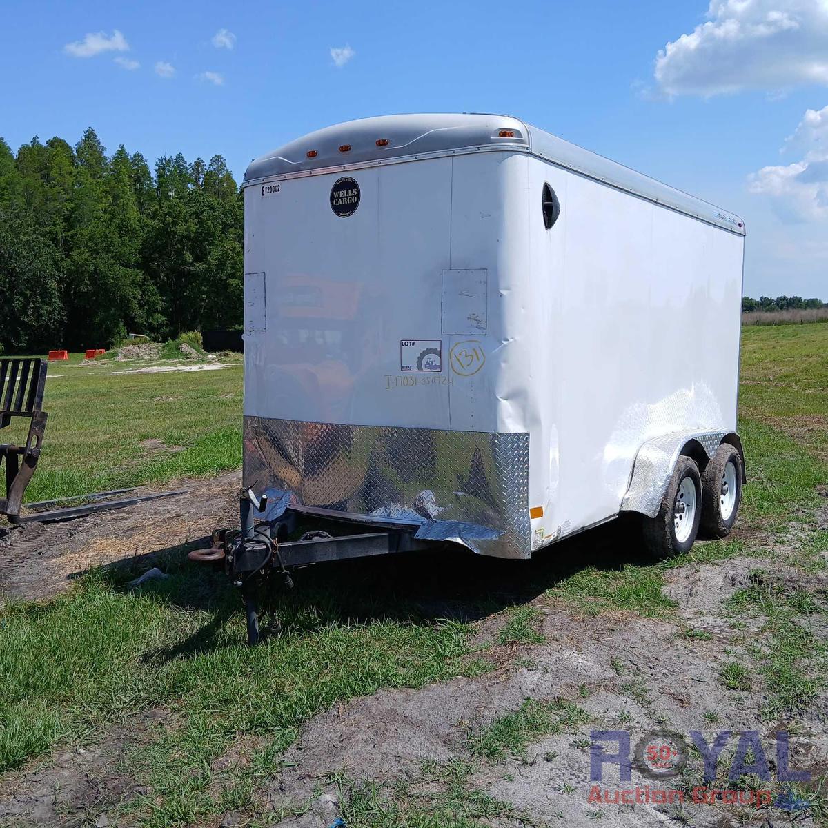 2020 Wells Cargo RF612T2 12ft T/A Enclosed Trailer