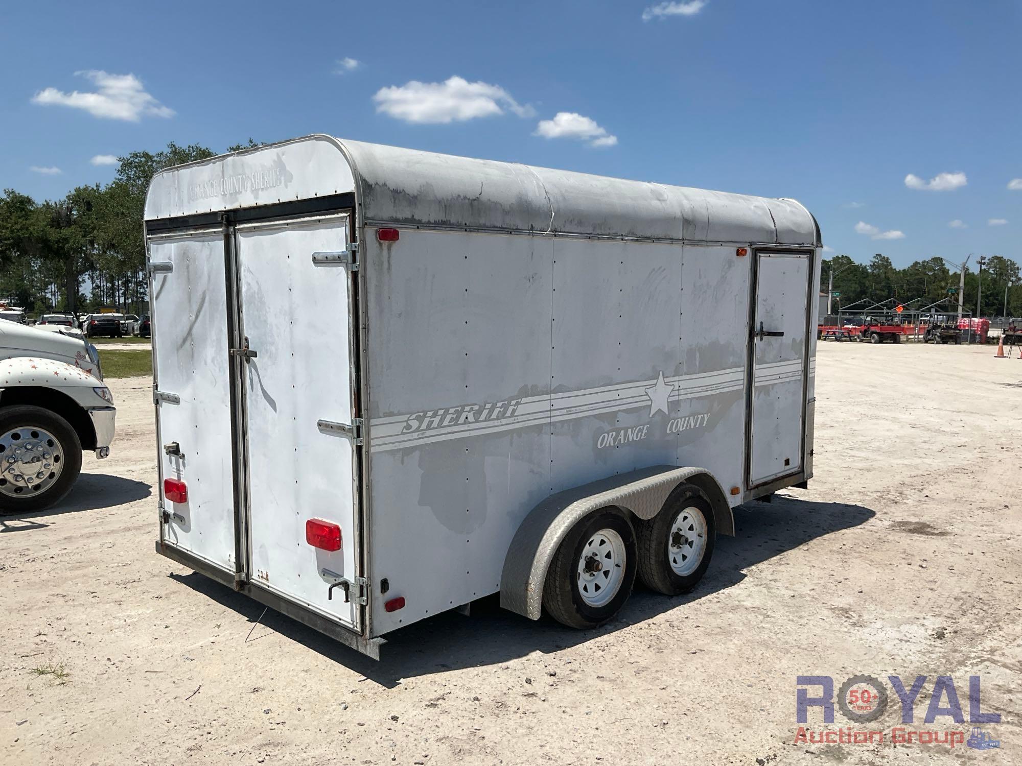 1999 Texas 14ft T/A Enclosed Trailer