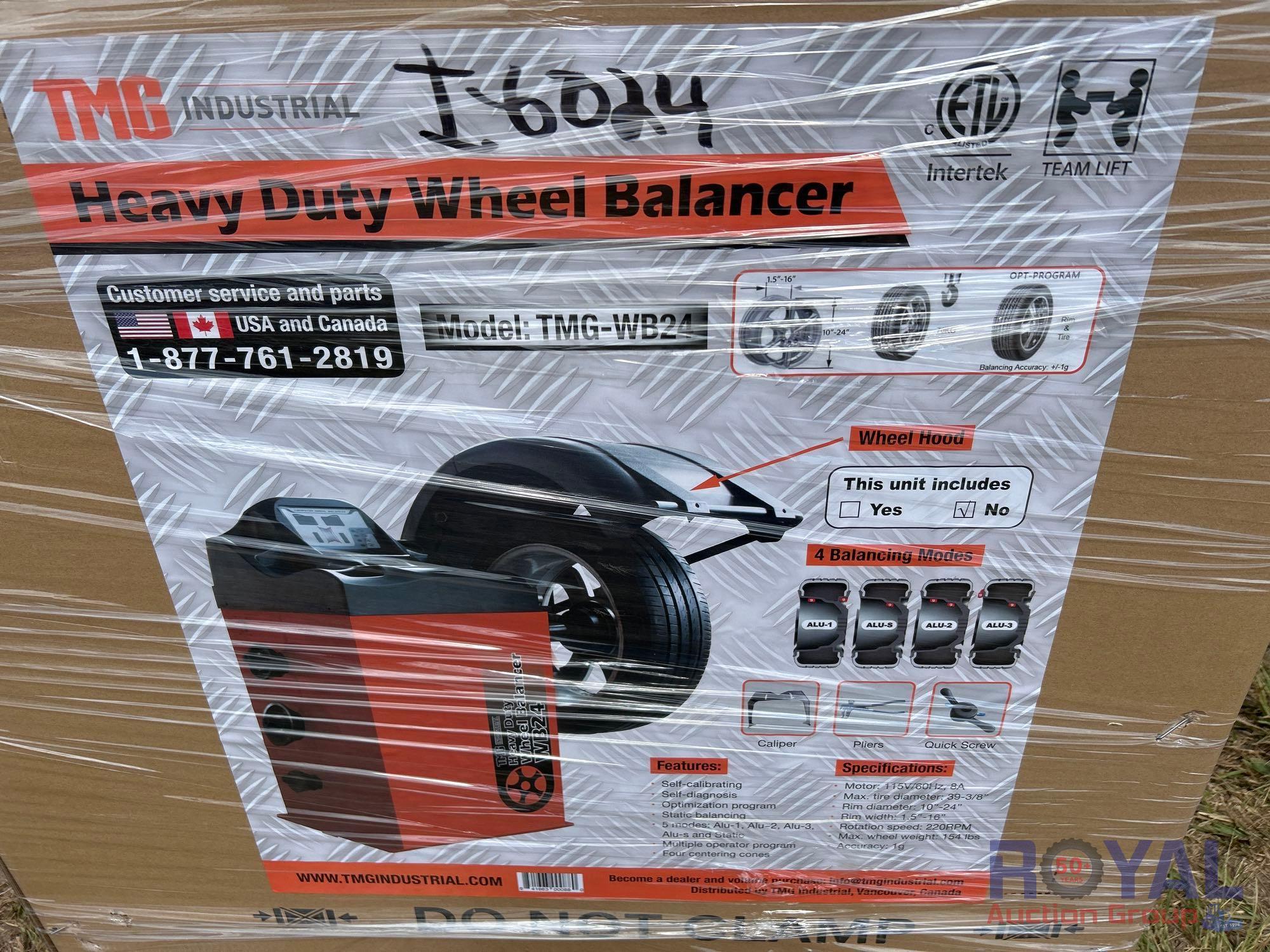 2024 TMG-WB24 Heavy Duty Wheel Balancer