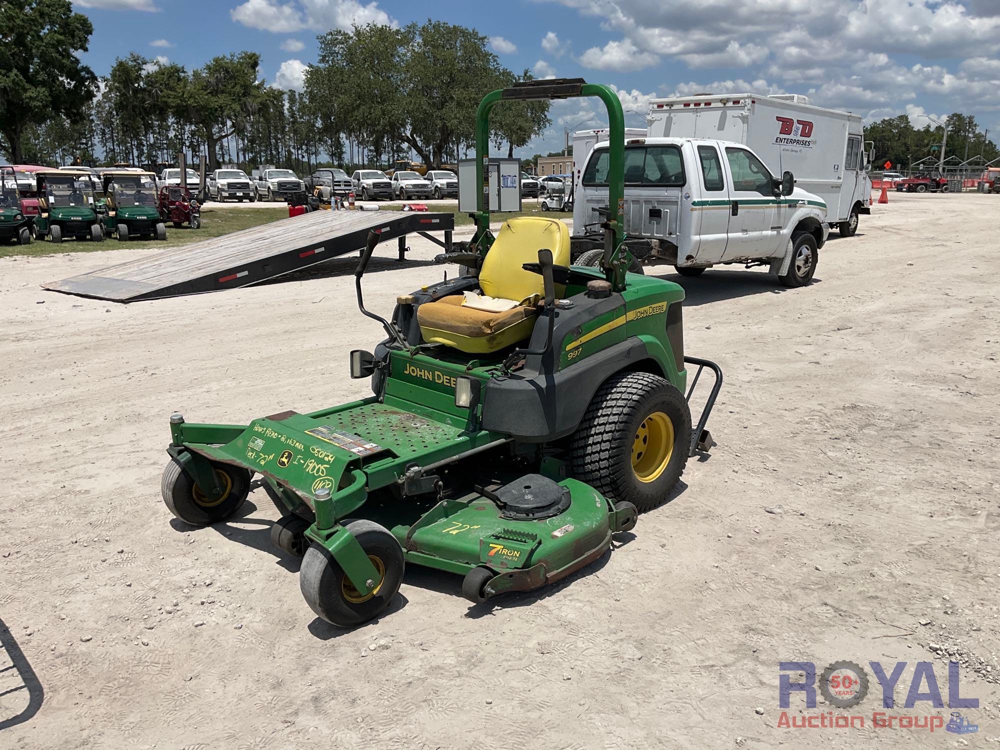 2014 John Deere 997 ZTR 72in Zero Turn Mower