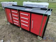 2024 Chery Industrial 7FT 10 Drawers Stainless Steel Workbench
