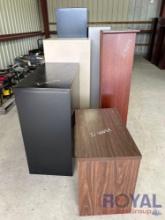 Misc. Furniture (4 File Cabinets, 2 Bookcases, 1 Table)