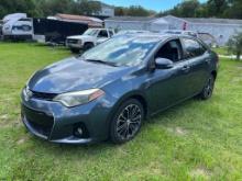 2016 Toyota Corolla S Passenger Car, VIN # 2T1BURHE4GC598398