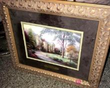 Thomas Kinkade beyond summer gate collectors society 18 in x 14 in
