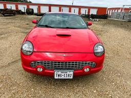 2001 Ford T-Bird convertible