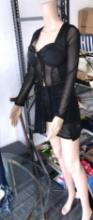 Womens body mannequin with outfit