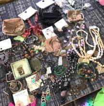 Assorted costume jewelry some new