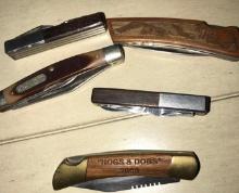 6- pocket knives-old timer