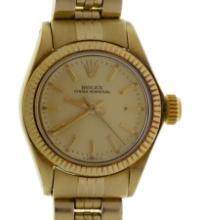 Rolex 14k Yellow Gold Oyster Perpetual Wristwatch
