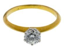 Tiffany & Co 18k Gold and Diamond Ring