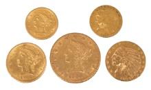 US Gold Coin Assortment