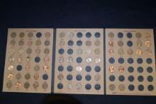 Book of 63 Lincoln Cents including 32 Wheat Pennies