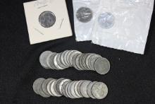 Group of 37 Steel Pennies