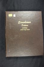 Book of Eisenhower Dollars including 9 - 40% Silver and 19 - Clad Dollars