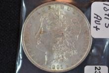 1891-S Morgan Dollar; AU