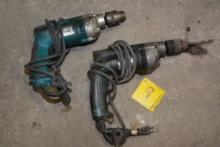 Pair of Makita DP4000 Drills; Work