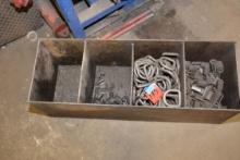 Parts Bin w/D-Rings and Weldments; INCLUDES BIN PLUS CONTENTS