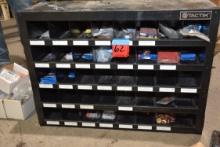 40-Compartment Bin with Plasma Cutter and Welder Consumables