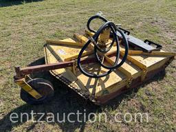 5' ROTARY MOWER, SKID STEER MOUNT, HYD. DRIVE