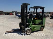 CLARK GCX40 FORKLIFT, LP, 3 STAGE LIFT, SIDE SHIFT,