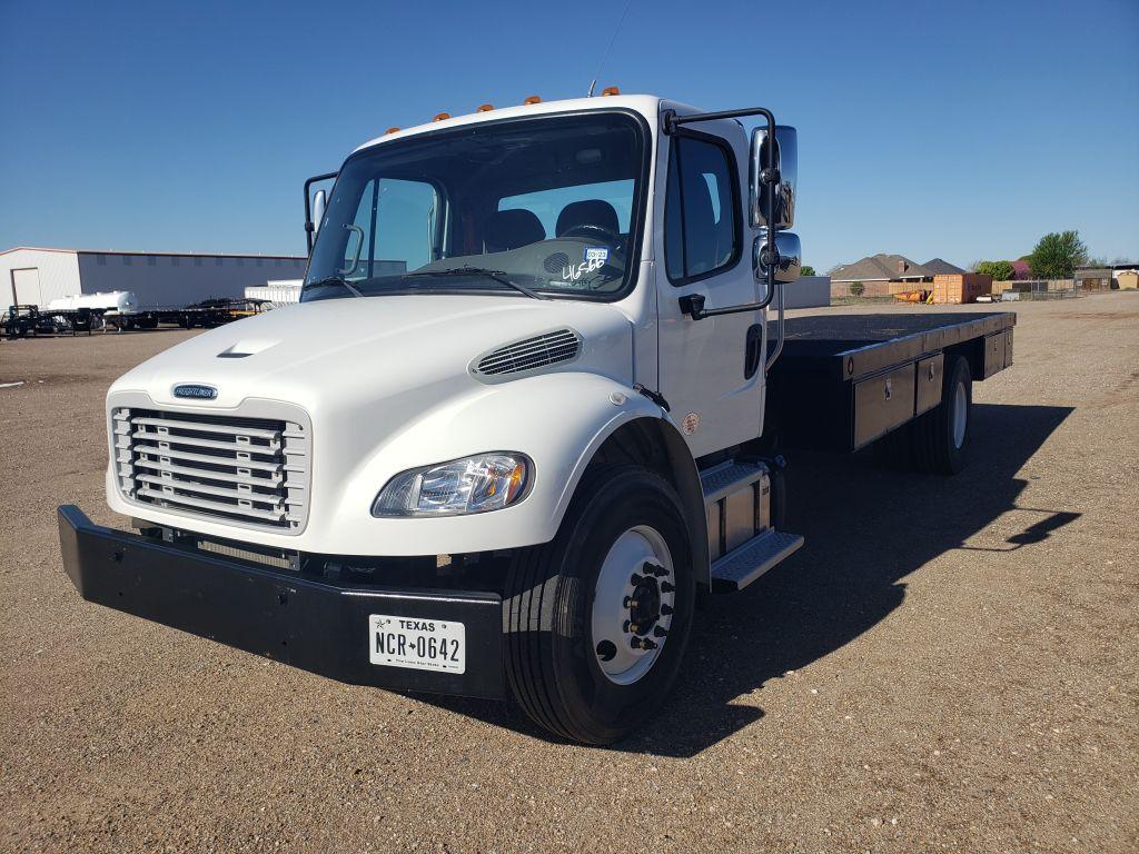 2021 Freightliner M2 106 Medium Duty  Conventional Cab Flatbed Truck