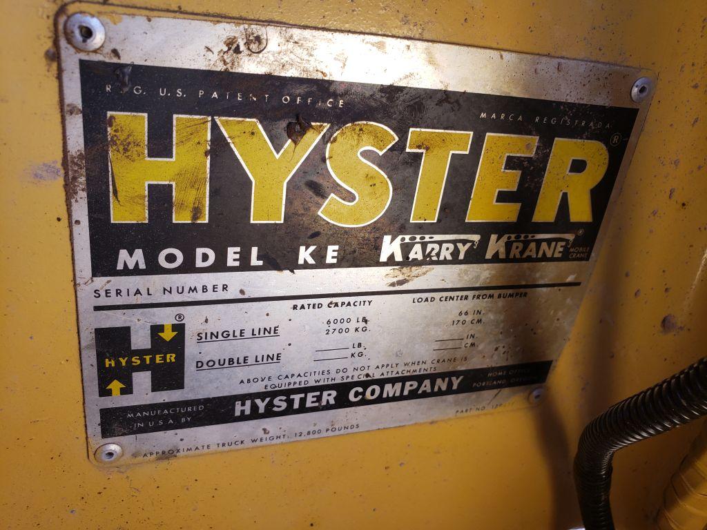 Hyster KE Truck Crane