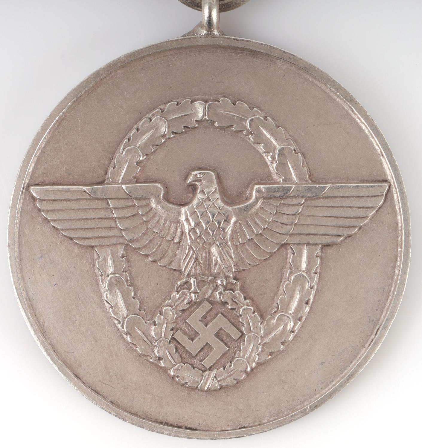 WWII GERMAN POLICE 8 YEAR SERVICE AWARD