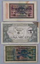 WWII GERMAN REICH JEWISH ISSUED PAPER MONEY