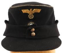 WWII GERMAN KRIEGSMARINE COASTAL ARTILLERY M43 CAP