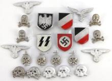 LOT OF 22 WWII GERMAN THIRD REICH INSIGNIA
