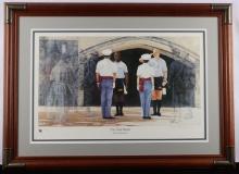 STEUCKE THE RED SASH WEST POINT SIGNED LTD PRINT