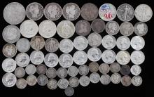 US 90% SILVER COIN LOT OF 15.45 FACE VALUE