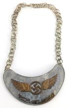 WWII GERMAN THIRD REICH AIR TRAFFIC CONTROL GORGET