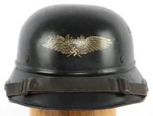 WWII GERMAN THIRD REICH LUFTSCHUTZ HELMET