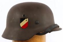 WWII GERMAN REICH HEER M40 STAHLHELM COMBAT HELMET