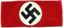 WWII GERMAN THIRD REICH SS ARMBAND W RZM TAG