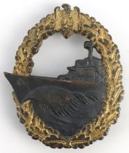 WWII GERMAN REICH KRIEGSMARINE DESTROYER WAR BADGE