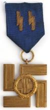 WWII GERMAN REICH 25 YEARS SS LONG SERVICE MEDAL