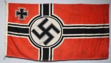 WWII GERMAN REICH KRIEGSMARINE BATTLE FLAG 100X170
