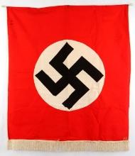 WWII GERMAN NSDAP PODIUM BANNER FLAG