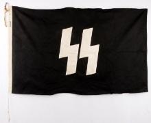 WWII GERMAN REICH SS CAMP FLAG RZM 5/43