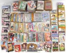 LOT OF OVER 740 NFL COLLEGE PLAYER CARD & DECALS