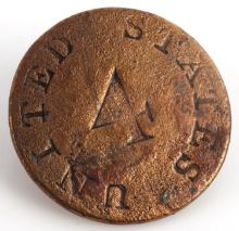 UNITED STATED 4TH REGIMENT 1798 BUTTON