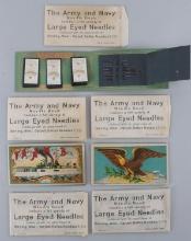 ARMY NAVY NEEDLE BOOK MADE IN OCCUPIED JAPAN LOT 5