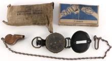 WWII GERMAN & AMERICAN BANDAGE KITS AND GEAR LOT 4