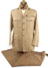 WWII BRITISH ARMY ROYAL ENGINEERS UNIFORM & HAT